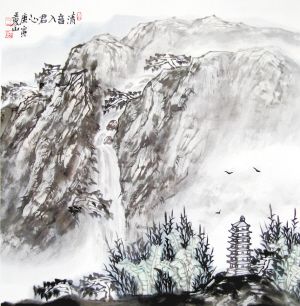 王界山书画作品《清音入君心》赏析（图）